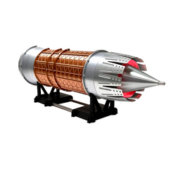 1/20 Scale Pratt Whitney F100 Turbofan Engine Model Kit - DIY Build w/Silver Copper Parts