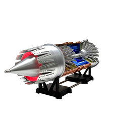 1/20 Scale Pratt Whitney F100 Low Bypass Turbofan Engine Model – Build Your Own Engine(57CM/22.4INCH)