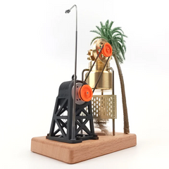 KACIO FD-6 Mini Three-Legged Vertical Oscillating Steam Engine Model With Boiler And Steam Power Generator