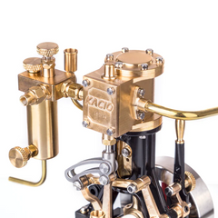 KACIO LS1-14 High-Performance Single Cylinder Reciprocating Steam Engine Model for Ships and Boats Over 60cm