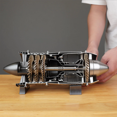 WP-85 100 Pieces 1/3 Scale Working DIY Turbojet Engine Kit - Build Your Own  Aircraft Engine Model