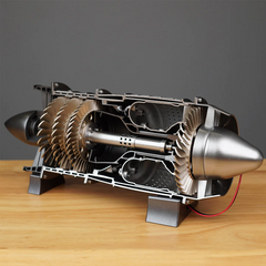 WP-85 100 Pieces 1/3 Scale Working DIY Turbojet Engine Kit - Build Your Own  Aircraft Engine Model