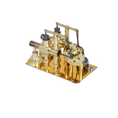 Stirling twin-cylinder engine generator steam engine physics experiments popular science science making DIY engine models