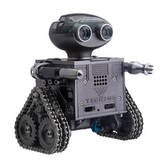 TECHING 160PCS DIY Metal Robot Tank Building Kit with Bluetooth Speaker&Remote Control&Puzzle Engine Assembly