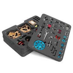 TECHING All-metal Single-cylinder Car Engine Assembly Kit for Collection and Gift