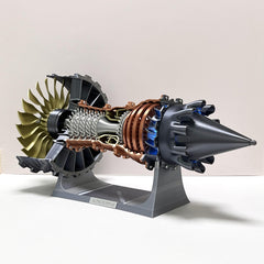 Large TR900 Turbofan Engine Model Kit With Adjustable Speed&Lighting Model Kit (48CM/18.8IN)