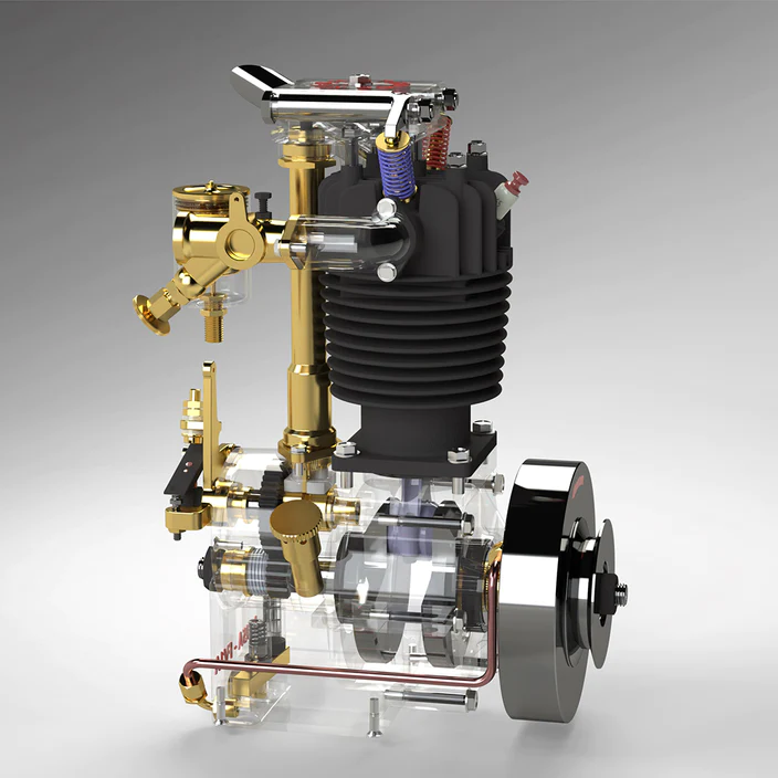 MUSA FV1A KW-OHV 7cc Vertical Single Cylinder 4-Stroke Air-Cooled Gasoline IC Engine