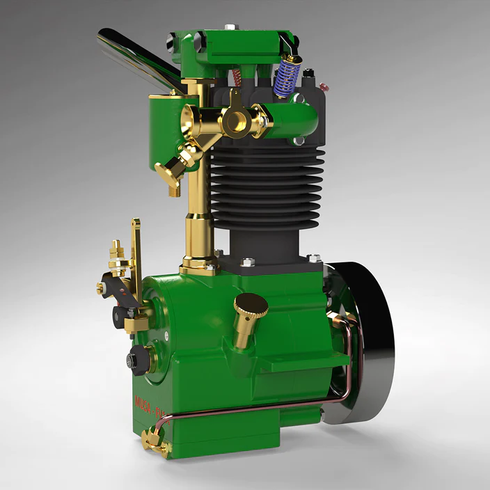 MUSA FV1A KW-OHV 7cc Vertical Single Cylinder 4-Stroke Air-Cooled Gasoline IC Engine
