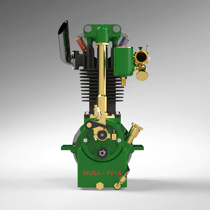 MUSA FV1A KW-OHV 7cc Vertical Single Cylinder 4-Stroke Air-Cooled Gasoline IC Engine