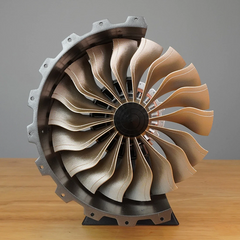 Trent 900-1:20 Scale Mechanical Science Model-Build Your Own Jet Aircraft Turbofan Engine Kit