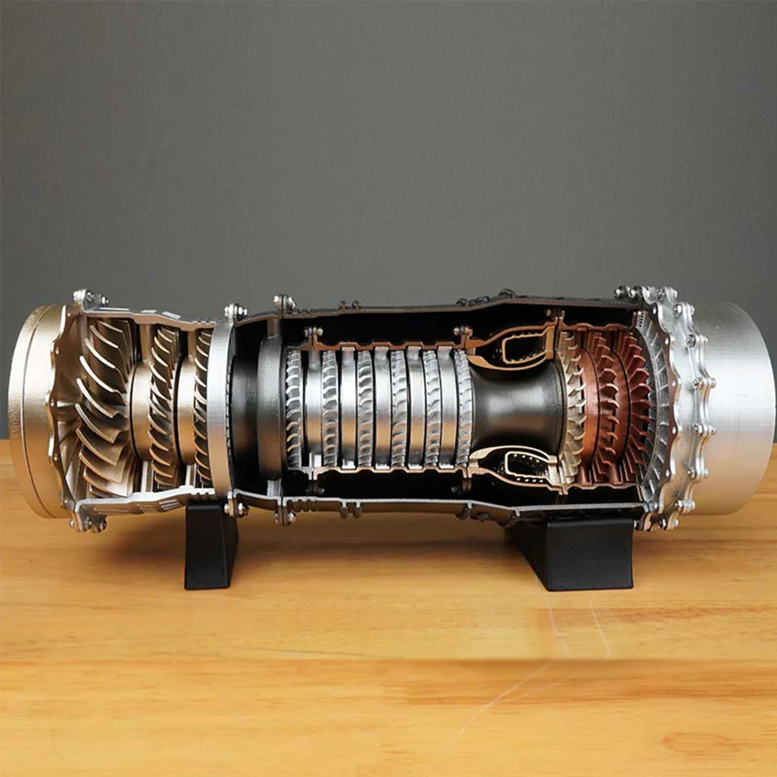 Kit de modèle de moteur de chasse turboréacteur à monter soi-même WS-15 150+ pièces à l&#39;échelle 1/20 - Construisez votre propre modèle de turboréacteur