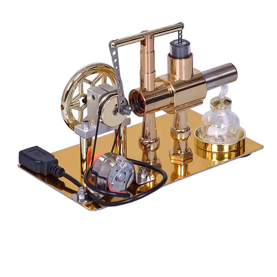 Stirling Engine Generator Steam Engine Physics Experiments Popular Science Science Making Engine Models