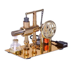 Stirling Engine Generator Steam Engine Physics Experiments Popular Science Science Making Engine Models