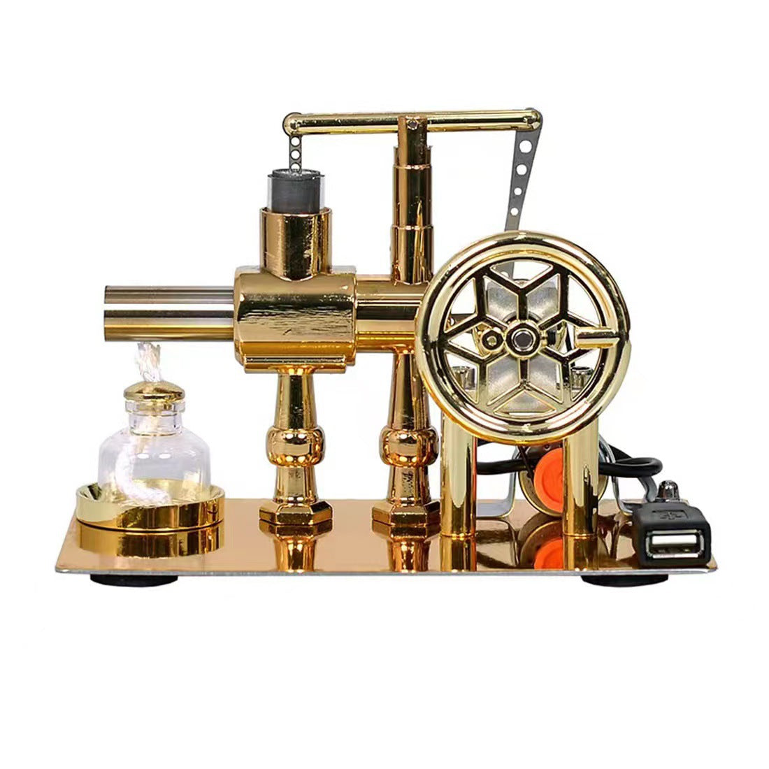 Stirling Engine Generator Steam Engine Physics Experiments Popular Science Science Making Engine Models