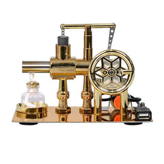 Stirling Engine Generator Steam Engine Physics Experiments Popular Science Science Making Engine Models