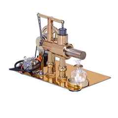 Stirling Engine Generator Steam Engine Physics Experiments Popular Science Science Making Engine Models