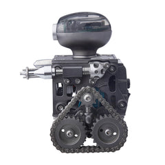 TECHING 160PCS DIY Metal Robot Tank Building Kit with Bluetooth Speaker&Remote Control&Puzzle Engine Assembly