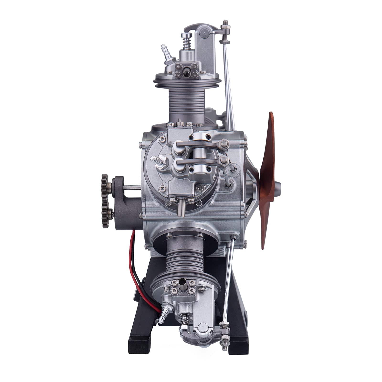 TECHING 5 Cylinder Radial Engine Model Kit - 1:6 Full Metal Aircraft Engine  - Build Your Own Radial Engine