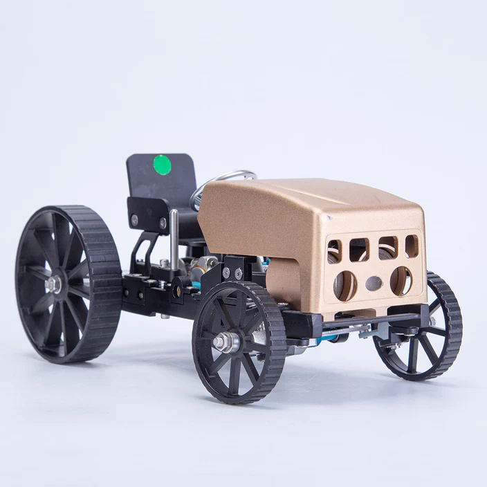 TECHING Creative Retro Tractor & Car Metal RC Assembled Model Kit - High Challenge Electric Gift Collection