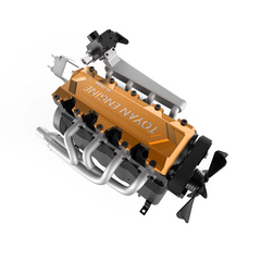 TOYAN FS-L400BGC 14CC Inline 4 Cylinder 4 Stroke OHC Water-cooled Gasoline Engine Model