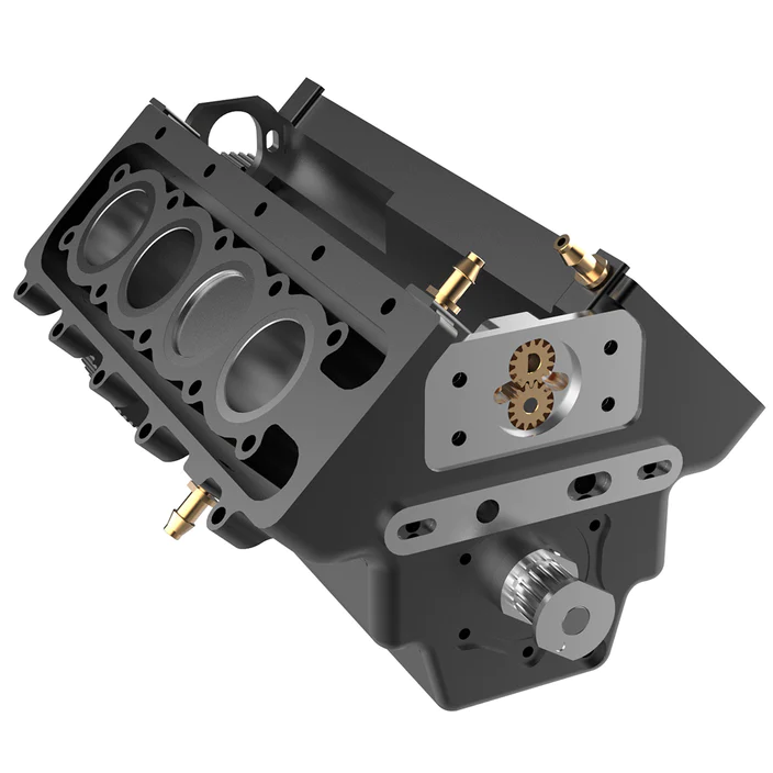Moteur V8 Nitro TOYAN FS-V800 28cc - Construisez votre propre kit de modèle de moteur V8 fonctionnel