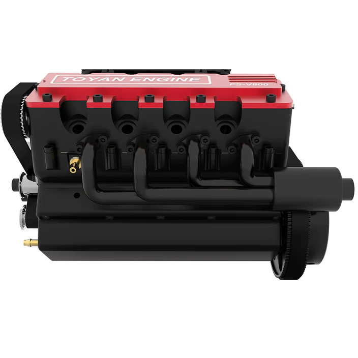 Moteur V8 Nitro TOYAN FS-V800 28cc - Construisez votre propre kit de modèle de moteur V8 fonctionnel