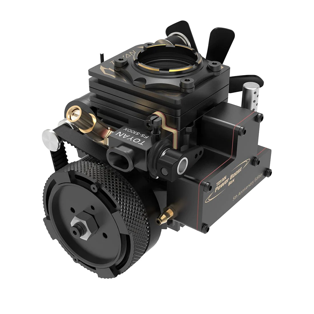 Modèle de moteur essence/nitro 4 temps TOYAN Premium Commemorative Edition FS-S100AT - Construisez votre propre moteur