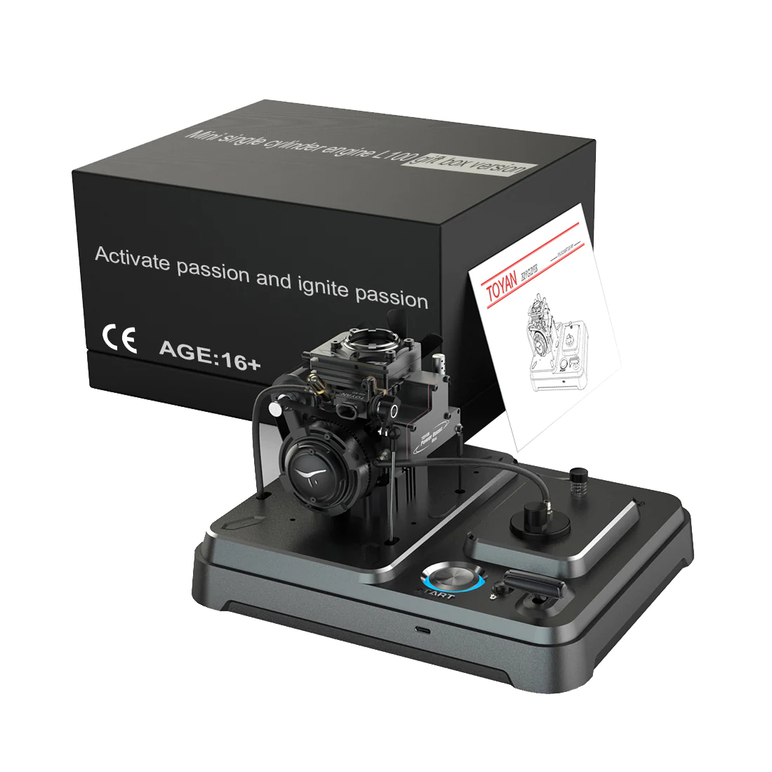 Modèle de moteur essence/nitro 4 temps TOYAN Premium Commemorative Edition FS-S100AT - Construisez votre propre moteur