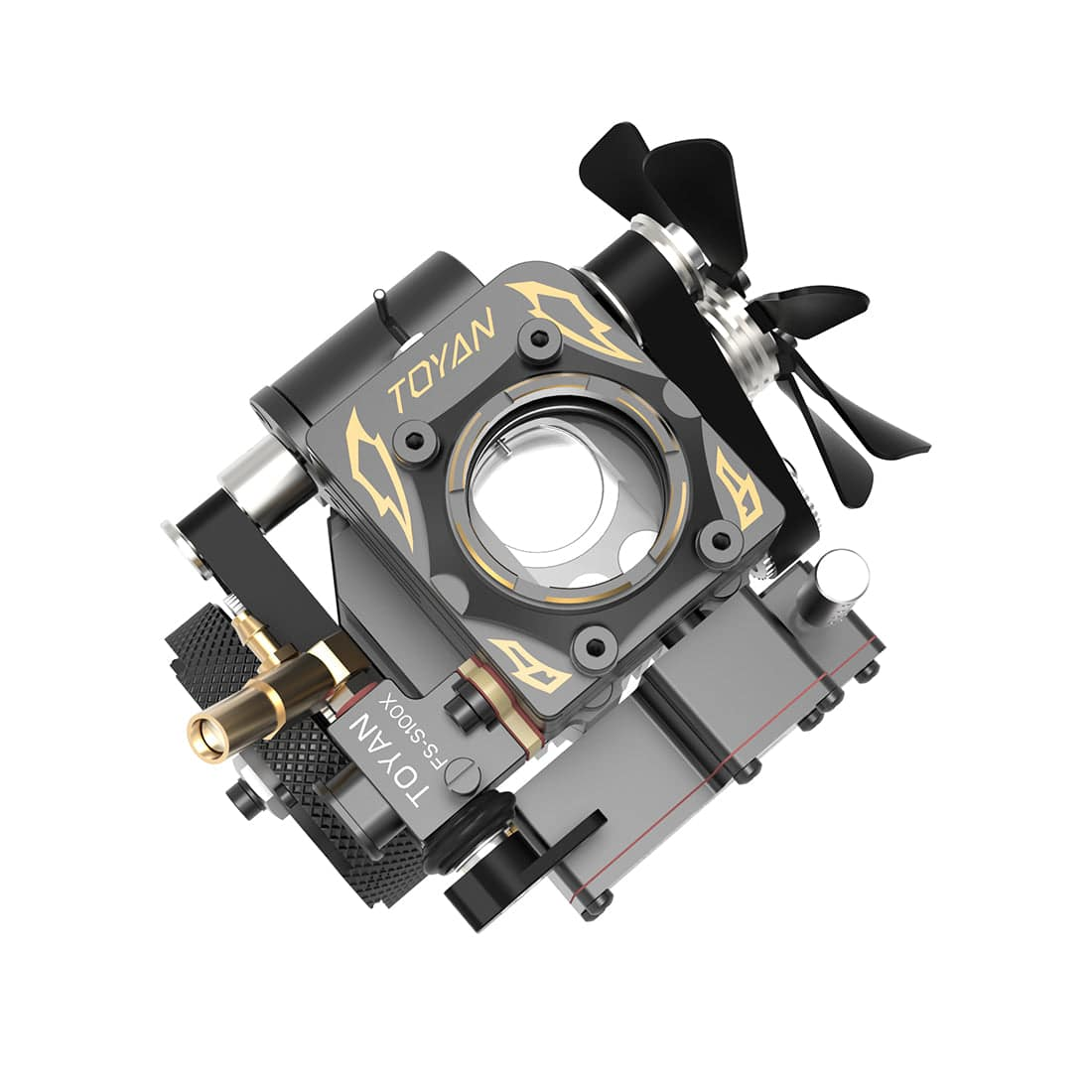 Modèle de moteur essence/nitro 4 temps TOYAN Premium Commemorative Edition FS-S100AT - Construisez votre propre moteur