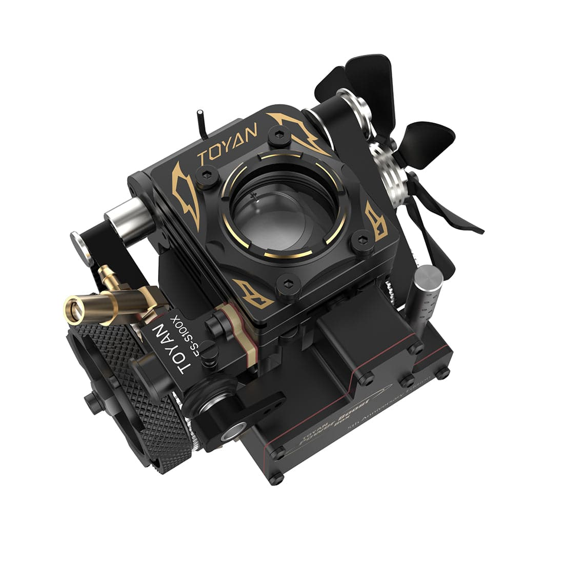 Modèle de moteur essence/nitro 4 temps TOYAN Premium Commemorative Edition FS-S100AT - Construisez votre propre moteur