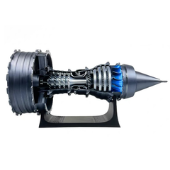 TR900 Large Turbofan Engine Model Kit with Adjustable Speed And Lighting Turbofan Engine Model(47cm/18.5Inch)