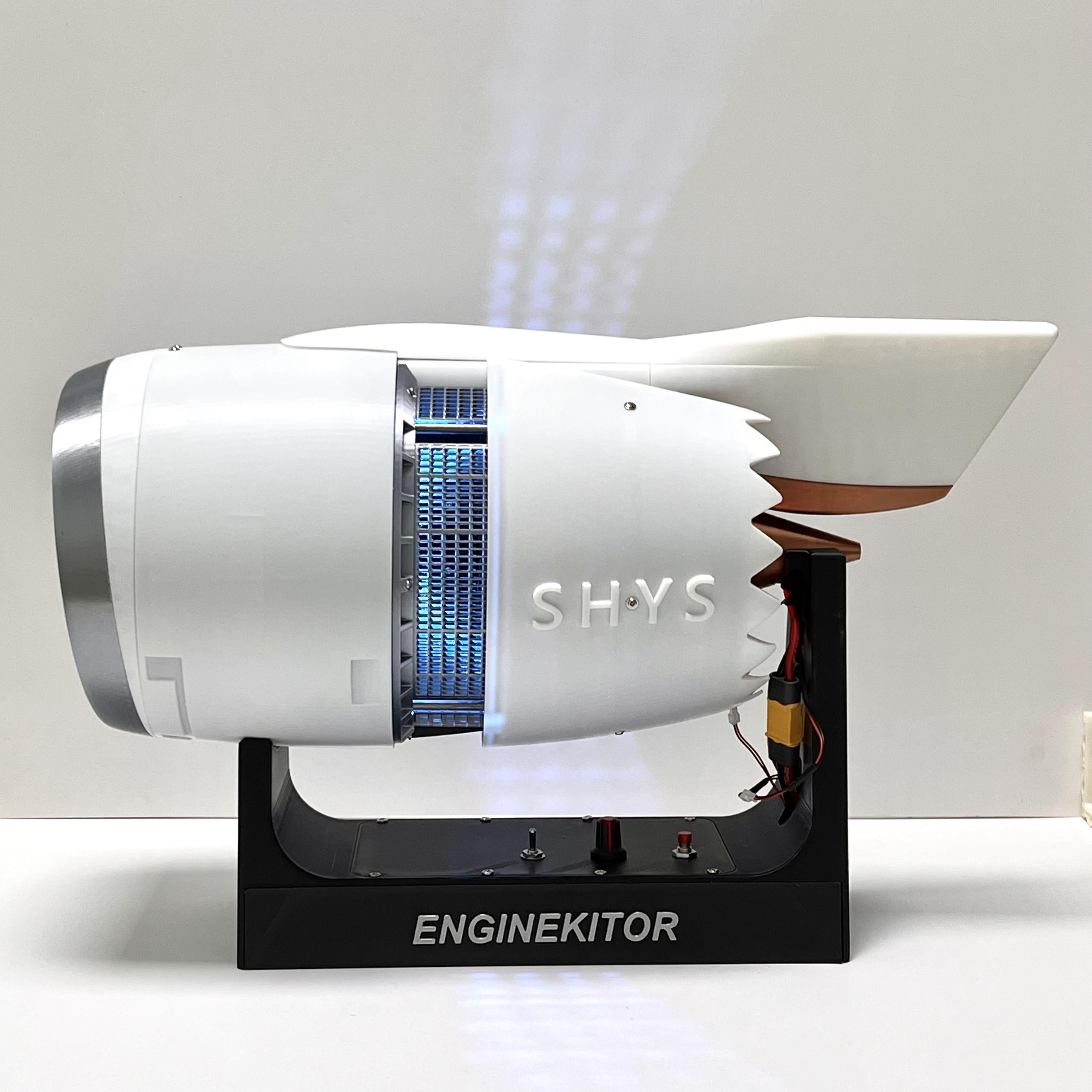 Kit de modèle de moteur à turboréacteur à poussée inversée TR900 - Kit de modèle de moteur de simulation d&#39;aviation