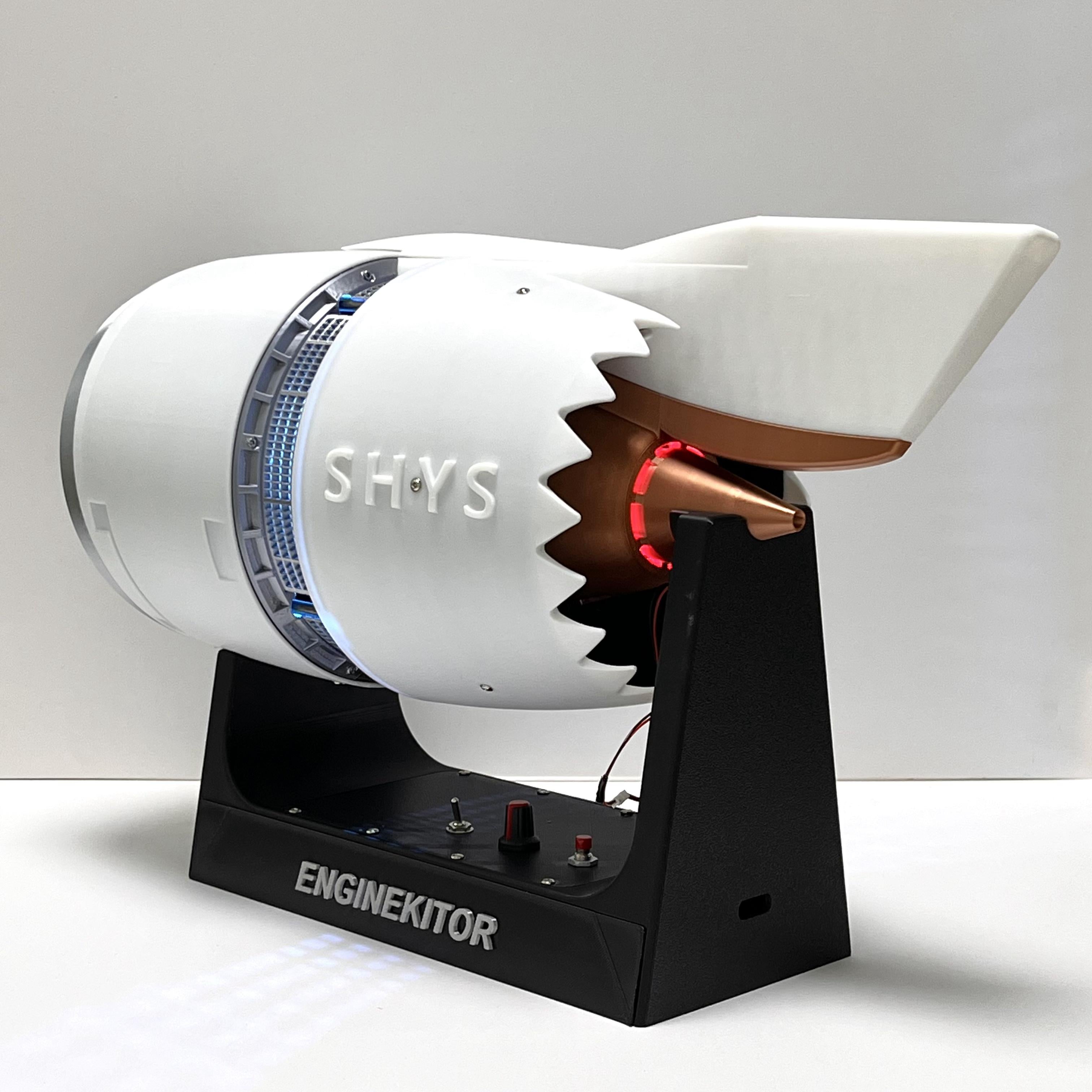 Kit de modèle de moteur à turboréacteur à poussée inversée TR900 - Kit de modèle de moteur de simulation d&#39;aviation