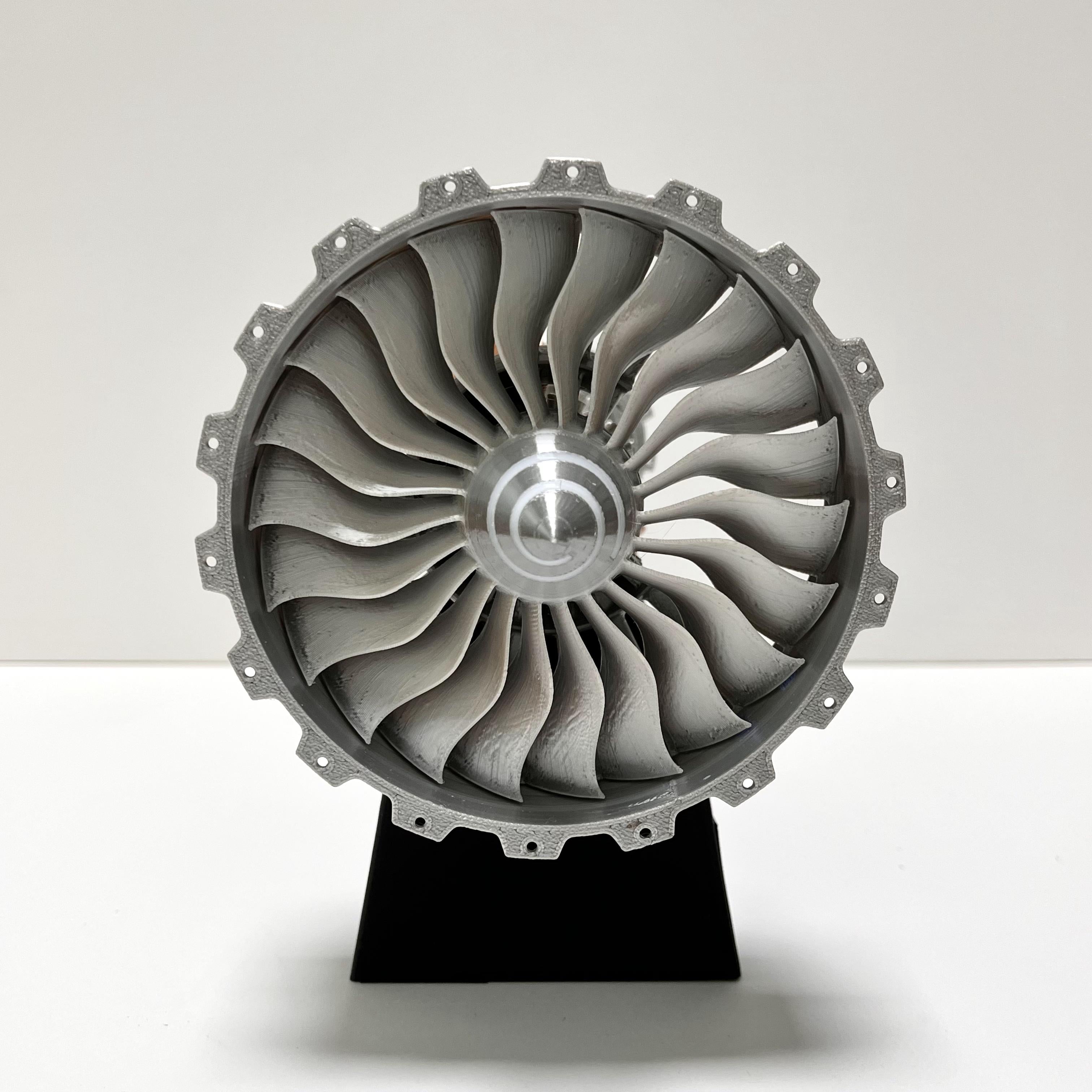 TR900 Turbofan Engine Model Kit Magnetic Base Twin Light Aeromodelling Kit Rechargeable with Illuminated Version For Gift