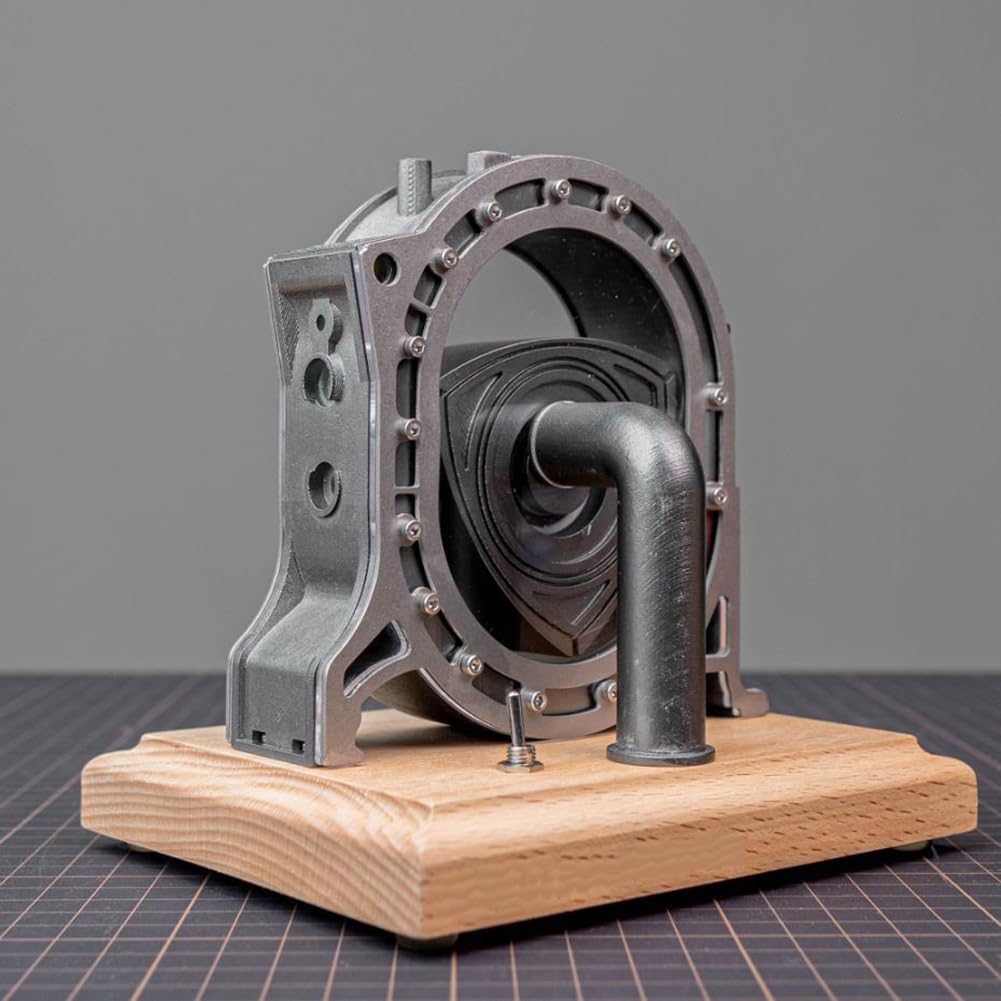 Wankel Engine Model Metal Rotary Engine Kit for Tech Enthusiasts and Future Engineers - Build Your Own Engine Model