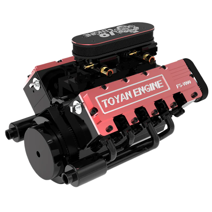 Moteur V8 Nitro TOYAN FS-V800 28cc - Construisez votre propre kit de modèle de moteur V8 fonctionnel